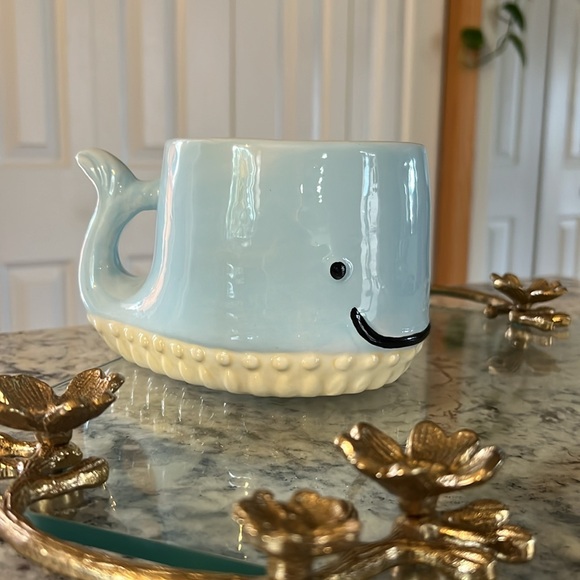 Other - NWT Ceramic Smiling Whale Mug